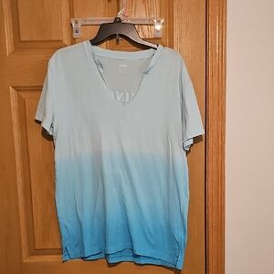 PINK Victoria's Secret Light Blue Tee
